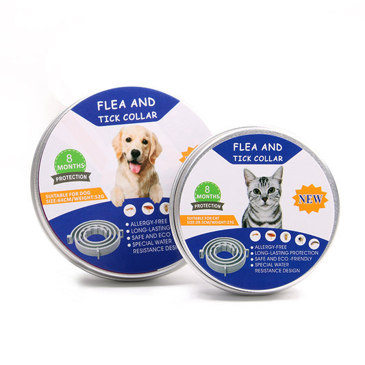 Adjustable Natural Oil Flea Tick Prevention Cats Collar