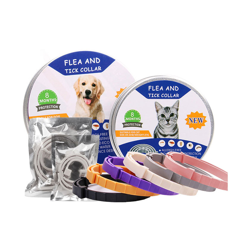 Adjustable Natural Oil Flea Tick Prevention Cats Collar
