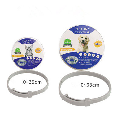 Adjustable Natural Oil Flea Tick Prevention Cats Collar
